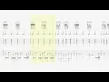 Goodbye Pork Pie Hat (Charles Mingus), Guitar TAB