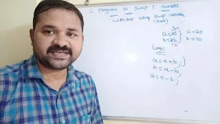 swap two numbers without using third variable in c swap 2 numbers without using temporary variable