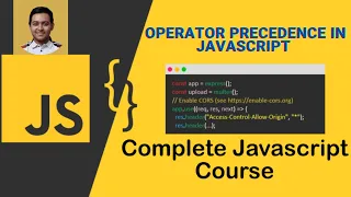 Operator Precedence in JavaScript JavaScript Fundamentals