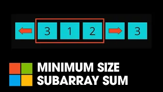 Minimum Size Subarray Sum - 209 LeetCode