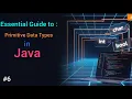 Stop Wasting Memory Java Data Types Explained Simply