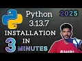 How to install Python 3 13 7 on Windows 11 in hindi 2026