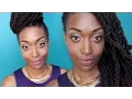 Loc Hairstyle Tutorial 2 strand twists 2 strand twist updo