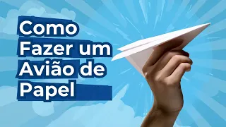Como fazer avião ✈️ de papel 