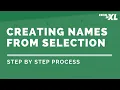 How to Create Names From Selection in MS Excel Step by Step Process