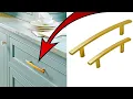 How to Install Cabinet Handles - Decorative Cabinet Hardware The Easy Way