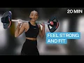 20 Min FULL BODY STRENGTH Workout At Home BODYPUMP