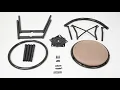 HAILEY 24 INCH Retro Barstool Installation method introduction