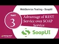 WebService Testing SoapUI Tutorial-3 Advantage of Rest Service over Soap Service