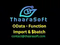 SAP OData 7 - Function Imports and batch operation