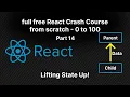 How to Lift State Up Full Free React crash course from scratch part 14