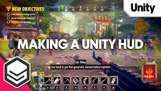 Creating a HUD in Unity using the Interface Apocalypse HUD pack by