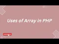 How to print numbers using array in PHP