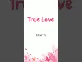 Download Lagu True Love by Esther Yu