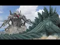 Download Lagu Mechagodzilla anime  VS Godzilla earth in real life