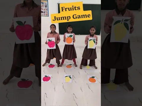 कूदो और बनो फल एक्सपर्ट / teacher innovation ideas for kids #shorts #viral #trending #ytshorts #fyp