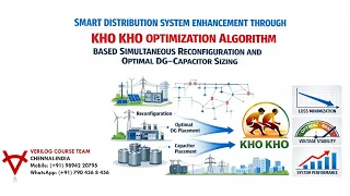 KHO KHO OPTIMIZATION ALGORITHM-SIMULTANEOUS RECONFIGURATION-DG CAPACITOR-ALLOCATION-SIZING