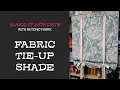 Tie Up Fabric Window Shade