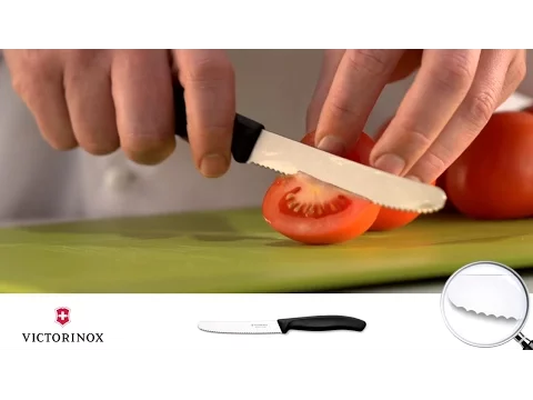 Victorinox Swiss Classic Tomato and Table Knife in Yellow