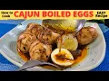 CAJUN BOILED EGGS Boiled Eggs In CAJUN SAUCE EASY Recipe