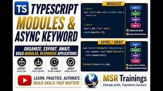 Typescript Modules and Async keyword Session 15 - Master Playwright with Typescript