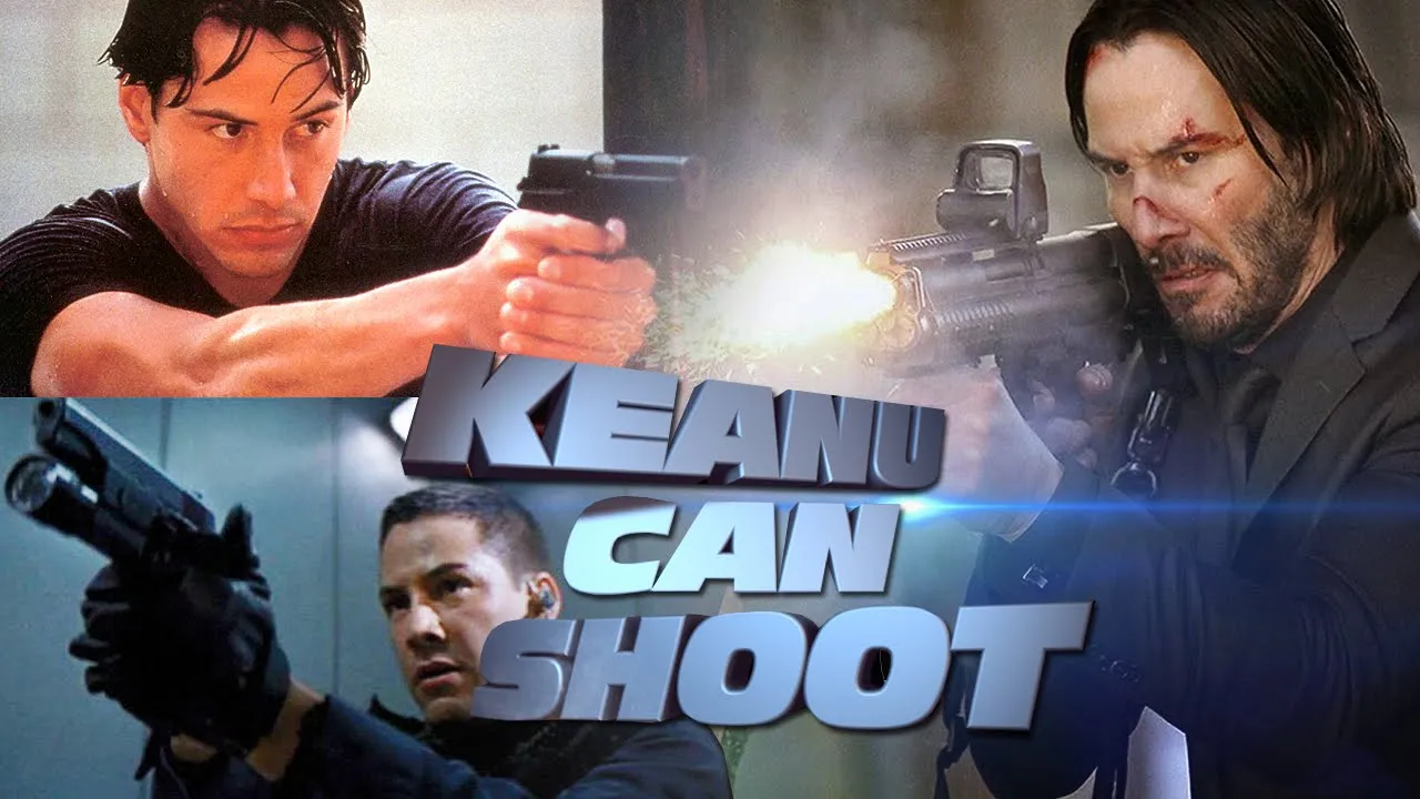 Keanu Reeves Can Shoot! Supercut!