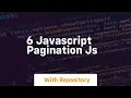 6 javascript pagination js