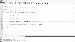 Java Tutorial Java For Beginners Part 7 Boolean Logic IF ELSE Statements 2-2