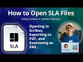 How to Open SLA Files Scribus Document