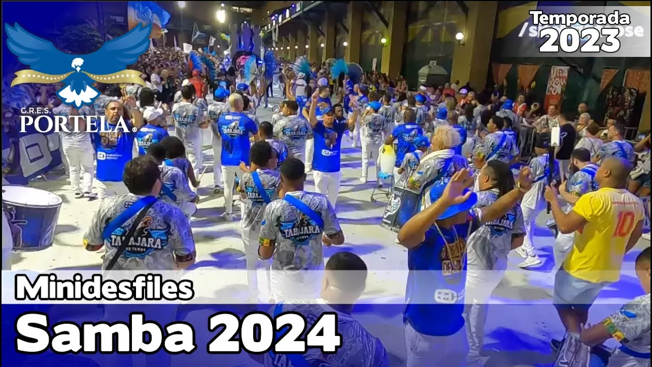 Portela 2024 ao vivo | Minidesfile na Cidade do Samba #MD24