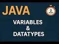 Learn JAVA variables and datatypes in 3 minutes for beginners