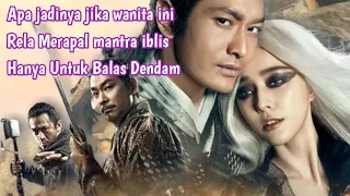 alur cerita film the white haired witch of lunar kingdom menjadi wanita iblis untuk balas dendam