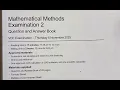 2025 VCE METHODS EXAM 2 SUGGESTED SOLUTIONS read comments