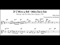 Miles Davis - If I Were A Bell transcription