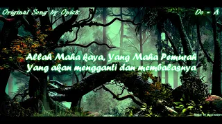 karaoke lirik opick sedekah minus one instrument video lirik hd male version