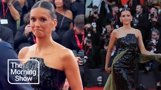 Nina Dobrev kicked off the carpet at Venice Film Festival