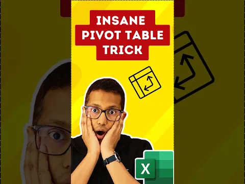 This Pivot Table Trick is Insane 🤯 #excel #pivot_table