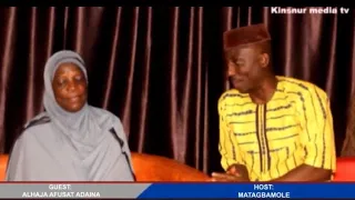 special interview with alhaja afusat adaina on kinsnur media n g o