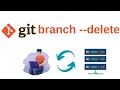 GIT Branch -delete Delete local working branch Learn git in Just a Min