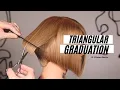 Triangular Graduation Haircut