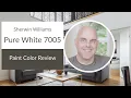Sherwin Williams Pure White 7005 Paint Color Review