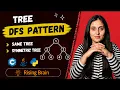 Same Tree Symmetric Tree DFS Pattern Binary Tree Interview Questions Python Java C