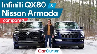 2025 Nissan Armada vs 2025 Infiniti QX80