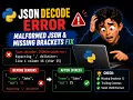 Fixing JSONDecodeError Expecting value line 1 column 1 char 0 in Python