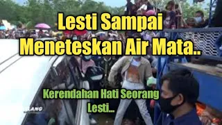 Kerendahan Hati Seorang Lesti Kejora  - heboh saat lesti  tiba di kampung