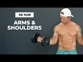 Download Lagu 30 Min ARMS AND SHOULDERS Workout with DUMBBELLS at Home