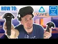 Tutorial How to use HTC Vive controllers with Windows Mixed Reality headset in Steam VR