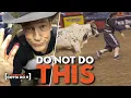 Mike Rowe Faces Down a 2 000 POUND BULL at PBR Somebody s Gotta Do It