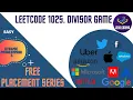 Leetcode 1025 Divisor Game