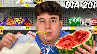COME TODO LO QUE HAY en ESTE SUPERMERCADO POR 1.000.000$ | REACCION a MRBEAST